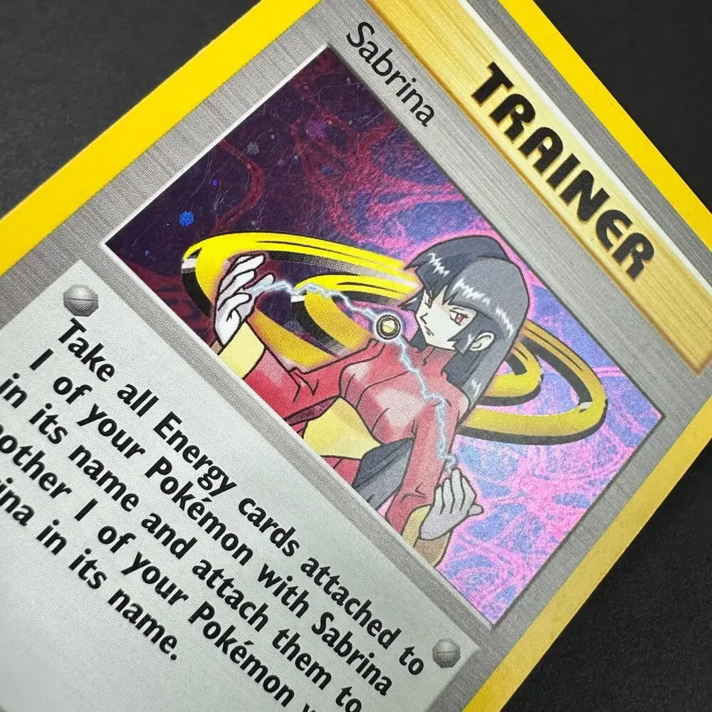 Pokemon TCG Trainer Sabrina 20/132 Holo Rare Gym Challenge LP